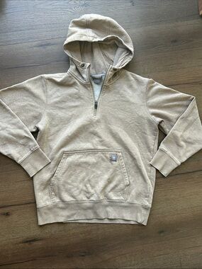Ariat Tan Hooded Pullover Sweater !! Medium
